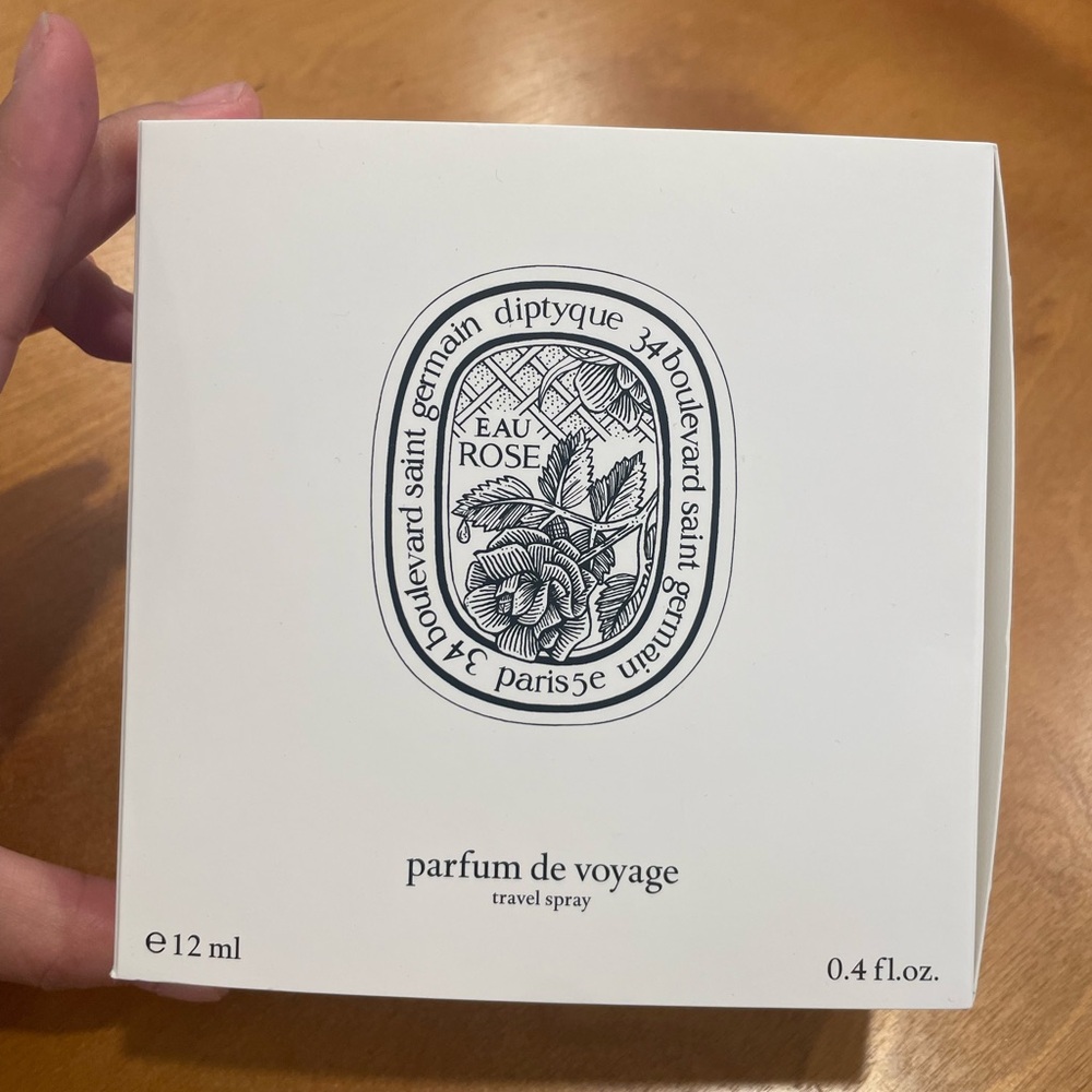 Diptyque rose travel perfume